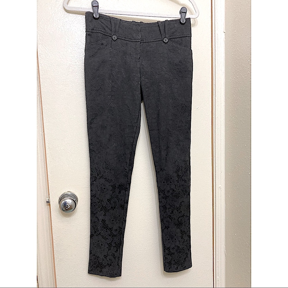 Flirtatious Lace Skinny Pants